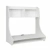 Compact Hanging Desk White - Prepac
