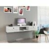 62.99" Liberty Floating Office Desk White - Manhattan Comfort 1 62.99" Liberty Floating Office Desk White - Manhattan Comfort -Outlet Desks Store unnamed file 10903