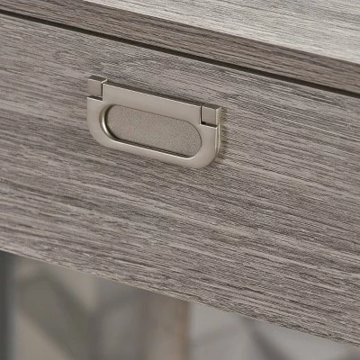 Ellison Mid Century Modern Home Office Desk - Christopher Knight Home Gray 7 Ellison Mid Century Modern Home Office Desk - Christopher Knight Home Gray - Image 5