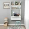 Tall Floating Desk White - Prepac -Outlet Desks Store unnamed file 10944