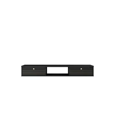 Liberty Floating Office Desk Black - Manhattan Comfort 5 Liberty Floating Office Desk Black - Manhattan Comfort - Image 3