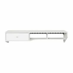 Modern Floating Desk with Drawer - Prepac Drifted Gray -Outlet Desks Store unnamed file 10985