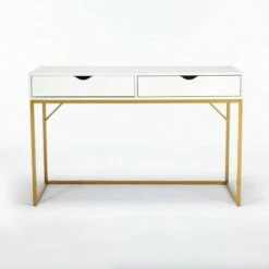 Morgan Writing Desk White - Acessentials