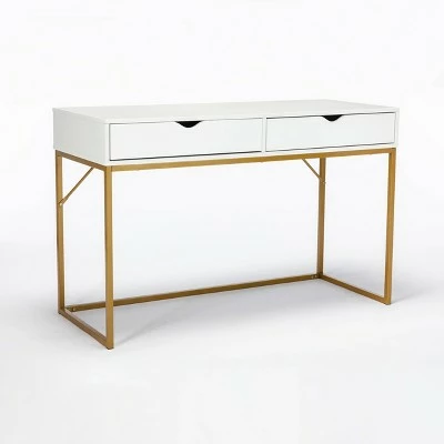 Morgan Writing Desk White - Acessentials 4 Morgan Writing Desk White - Acessentials - Image 3