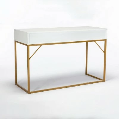 Morgan Writing Desk White - Acessentials 5 Morgan Writing Desk White - Acessentials - Image 4