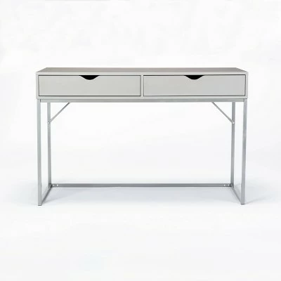 Morgan Writing Desk Gray - Acessentials 3 Morgan Writing Desk Gray - Acessentials