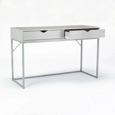 Morgan Writing Desk Gray - Acessentials 4 Morgan Writing Desk Gray - Acessentials - Image 2