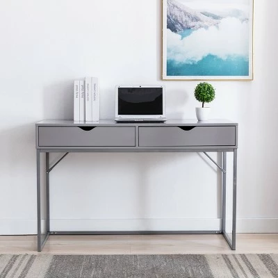 Morgan Writing Desk Gray - Acessentials 11 Morgan Writing Desk Gray - Acessentials - Image 9