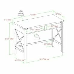 Sophie Modern Farmhouse X Frame Writing Desk with Cubbies - Saracina Home Dark Walnut 18 Sophie Modern Farmhouse X Frame Writing Desk with Cubbies - Saracina Home Dark Walnut -Outlet Desks Store unnamed file 1104