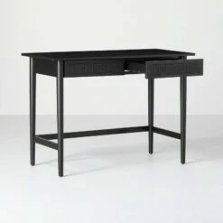 Hearth & Hand W/Magnolia Furniture Wood & Cane Writing Desk - Hearth & Hand™ with Magnolia Natural -Outlet Desks Store unnamed file 11056