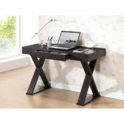 Trendy Desk with Drawer Espresso - Techni Mobili