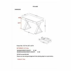 Trendy Desk with Drawer Espresso - Techni Mobili 15 Trendy Desk with Drawer Espresso - Techni Mobili -Outlet Desks Store unnamed file 11095