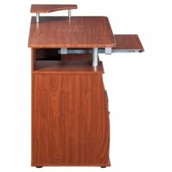 Wood Computer Desk with Drawers - Techni Mobili Mahogany -Outlet Desks Store unnamed file 1112