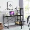 Costway 47.5" Computer Desk Writing Desk Study Table Workstation With 4-Tier Shelves -Outlet Desks Store unnamed file 11152