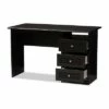 Carine Modern and Contemporary Finished Desk Dark Brown - Baxton Studio -Outlet Desks Store unnamed file 11164