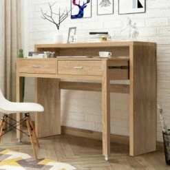 Costway Computer Desk Extendable PC Laptop Writing Study Console Table -Outlet Desks Store unnamed file 11174