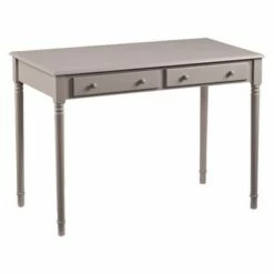 2 Drawer Writing Desk- Aiden Lane Espresso Brown -Outlet Desks Store unnamed file 11188