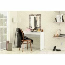 Crimson 2 Drawer Compact Student Desk White - Chique -Outlet Desks Store unnamed file 11243