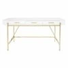 Broadway Desk White Gloss - OSP Home Furnishings