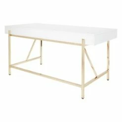 Broadway Desk White Gloss - OSP Home Furnishings -Outlet Desks Store unnamed file 11249