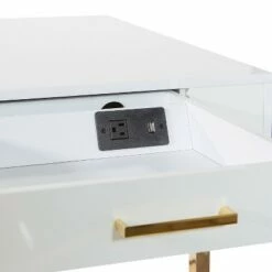 Broadway Desk White Gloss - OSP Home Furnishings -Outlet Desks Store unnamed file 11251