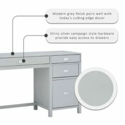 Peggy Side Storage Desk - Linon White 18 Peggy Side Storage Desk - Linon White -Outlet Desks Store unnamed file 11299