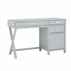 Peggy Side Storage Desk - Linon White 25 Peggy Side Storage Desk - Linon White -Outlet Desks Store unnamed file 11306