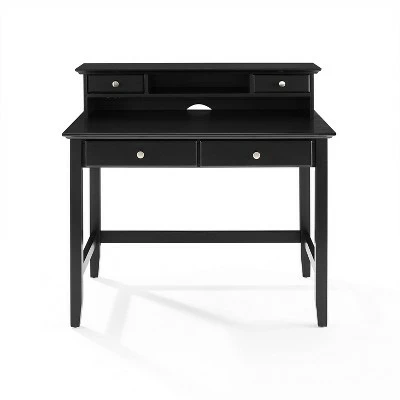Campbell Desk and Hutch Set - Crosley Black 7 Campbell Desk and Hutch Set - Crosley Black - Image 5