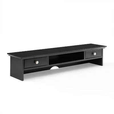 Campbell Desk and Hutch Set - Crosley Black 10 Campbell Desk and Hutch Set - Crosley Black - Image 8