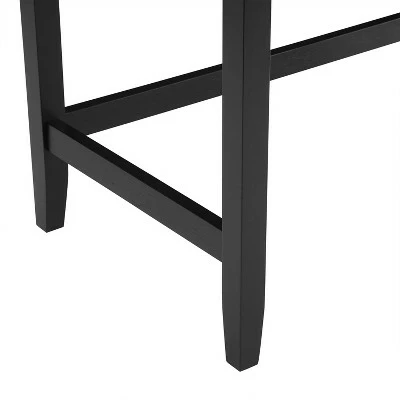 Campbell Desk and Hutch Set - Crosley Black 14 Campbell Desk and Hutch Set - Crosley Black - Image 12