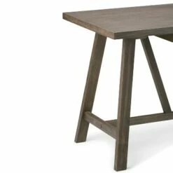 Stewart Solid Wood Writing Desk with Keyboard Tray - Wyndenhall White -Outlet Desks Store unnamed file 11370