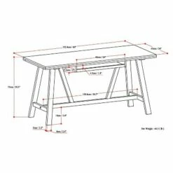Stewart Solid Wood Writing Desk with Keyboard Tray - Wyndenhall White -Outlet Desks Store unnamed file 11371