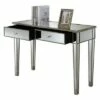Gold Coast Mirrored Desk Weathered White/Mirror - Breighton Home -Outlet Desks Store unnamed file 11418