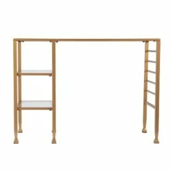 Jamel Glass Writing Desk with Storage Gold - Aiden Lane 7 Jamel Glass Writing Desk with Storage Gold - Aiden Lane -Outlet Desks Store unnamed file 11429