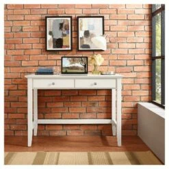 Campbell Writing Desk - Crosley White 22 Campbell Writing Desk - Crosley White -Outlet Desks Store unnamed file 11648