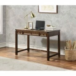 Baton Rouge Home Office Writing Desk - OSP Home Furnishings Champagne Oak -Outlet Desks Store unnamed file 11662