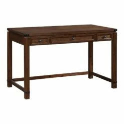 Baton Rouge Home Office Writing Desk - OSP Home Furnishings Champagne Oak -Outlet Desks Store unnamed file 11665