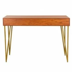 Pine Two Drawer Desk - Safavieh Natural -Outlet Desks Store unnamed file 11694
