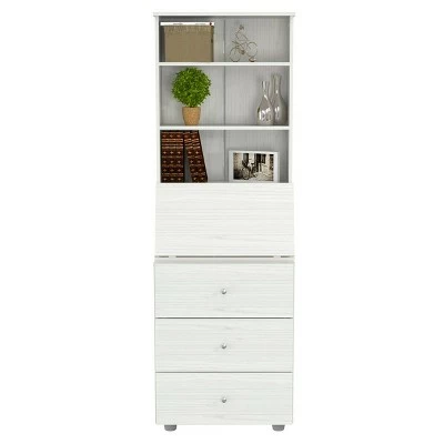 Computer Credenza Workenter Washed Oak - Inval 5 Computer Credenza Workenter Washed Oak - Inval - Image 3