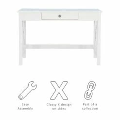 Davis Laptop Desk - Linon Driftwood