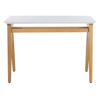 Reid Desk - Safavieh Oak/white 6 Reid Desk - Safavieh Oak/white - Image 4
