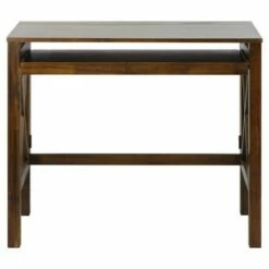 Folding Desk with Pull Out - Flora Home Espresso -Outlet Desks Store unnamed file 11895