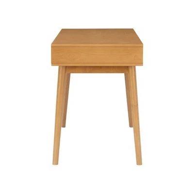 Perry Desk - Linon Light Brown 6 Perry Desk - Linon Light Brown - Image 4