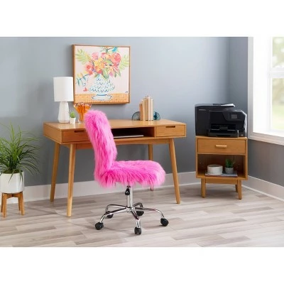 Perry Desk - Linon Light Brown 15 Perry Desk - Linon Light Brown - Image 13