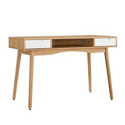 Perry Desk - Linon Light Brown 16 Perry Desk - Linon Light Brown - Image 14