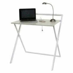 Basics No Assembly Folding Desk with Dual Usb Charger Whitewashed Oak/White - OneSpace 11 Basics No Assembly Folding Desk with Dual Usb Charger Whitewashed Oak/White - OneSpace -Outlet Desks Store unnamed file 11949