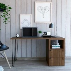 Aster 2 Drawer Desk Brown - RST Brands