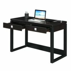Newport 2 Drawer Desk with Charging Station - Breighton Home Weathered Gray/black 14 Newport 2 Drawer Desk with Charging Station - Breighton Home Weathered Gray/black -Outlet Desks Store unnamed file 12068
