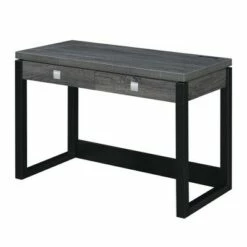Newport 2 Drawer Desk with Charging Station - Breighton Home Weathered Gray/black 21 Newport 2 Drawer Desk with Charging Station - Breighton Home Weathered Gray/black -Outlet Desks Store unnamed file 12075