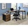 Zetri Writing Desk - Acme Furniture Rustic Oak/black 2 Zetri Writing Desk - Acme Furniture Rustic Oak/black -Outlet Desks Store unnamed file 12076